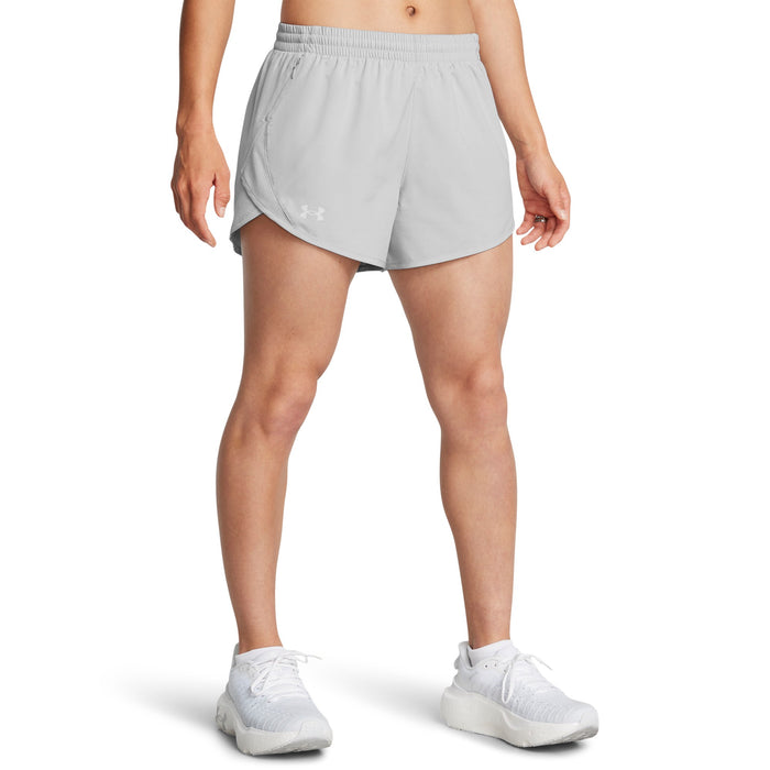 Under Armour Fly-By Heather 3" Shorts - Womens