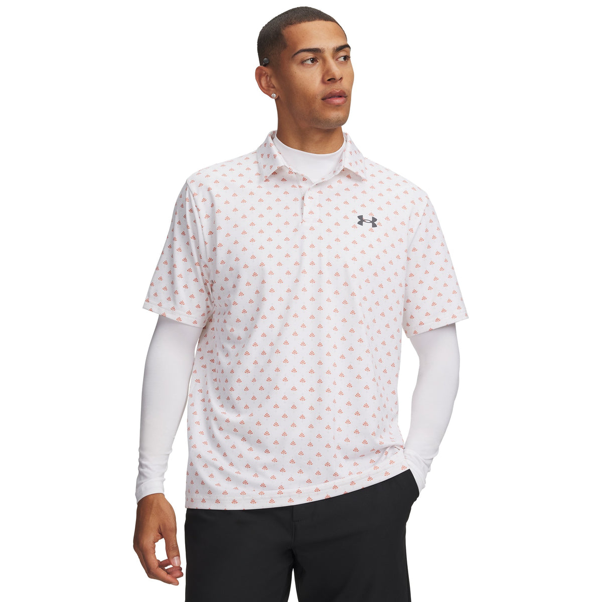 Under Armour Matchplay Printed Golf Polo - Mens