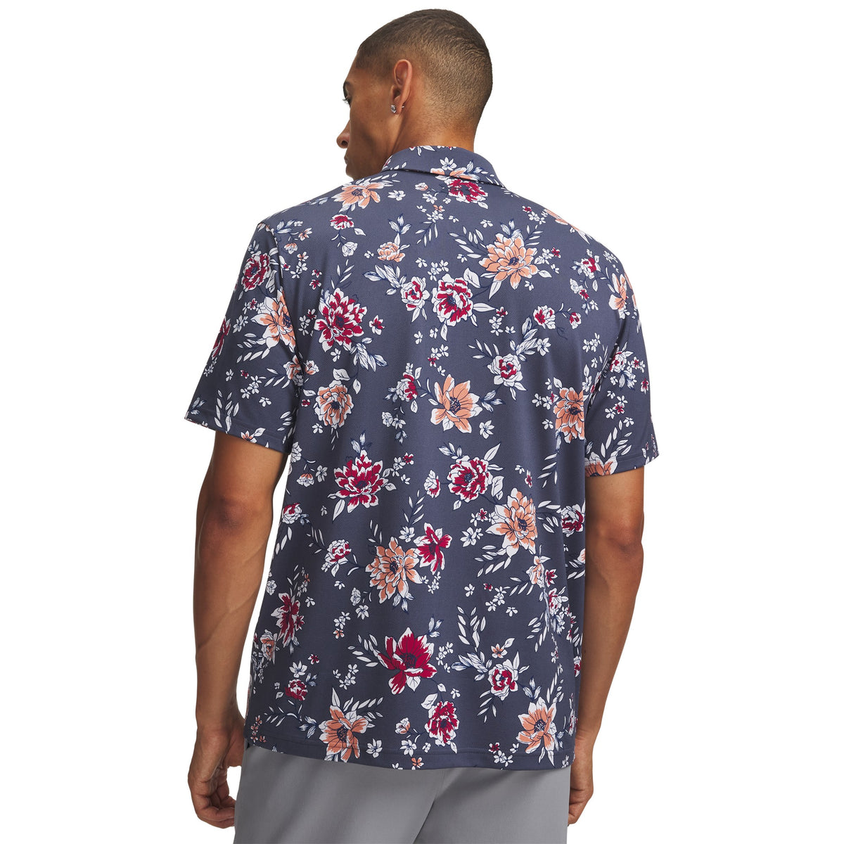 Under Armour Matchplay Printed Golf Polo - Mens