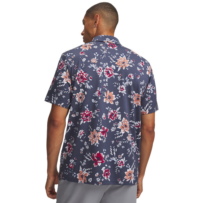 Under Armour Matchplay Printed Golf Polo - Mens