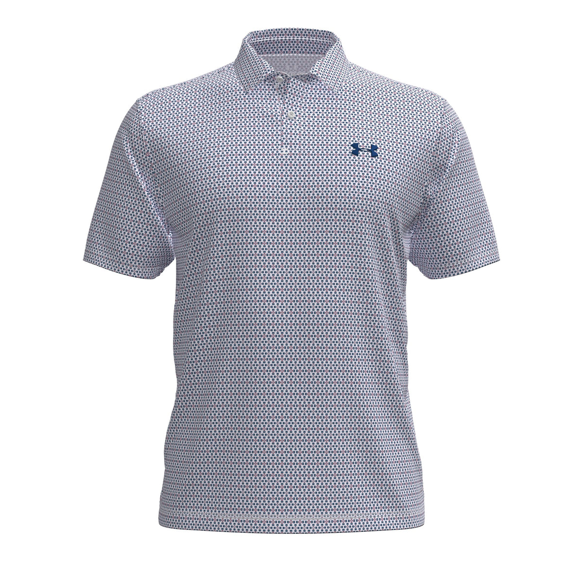 Under Armour Matchplay Printed Golf Polo - Mens