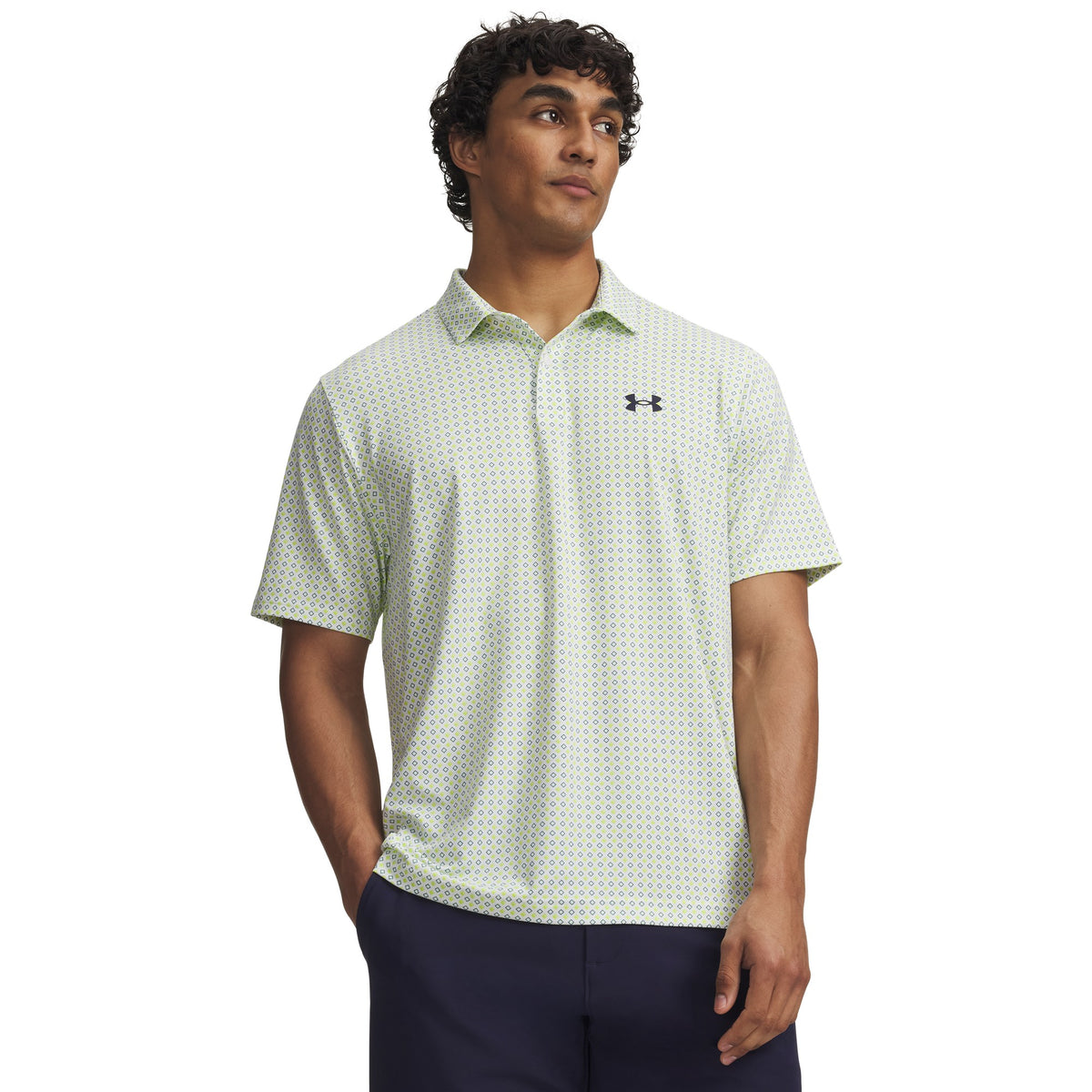 Under Armour Matchplay Printed Golf Polo - Mens