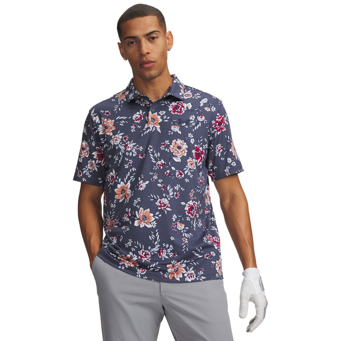 Under Armour Matchplay Printed Golf Polo - Mens