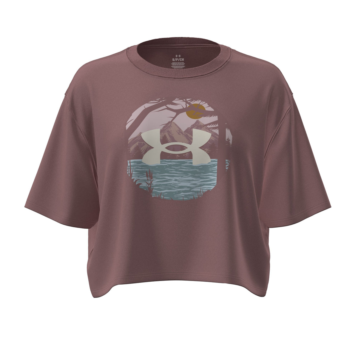 Under Armour Outdoor Graphic Crop Short Sleeve - Womens