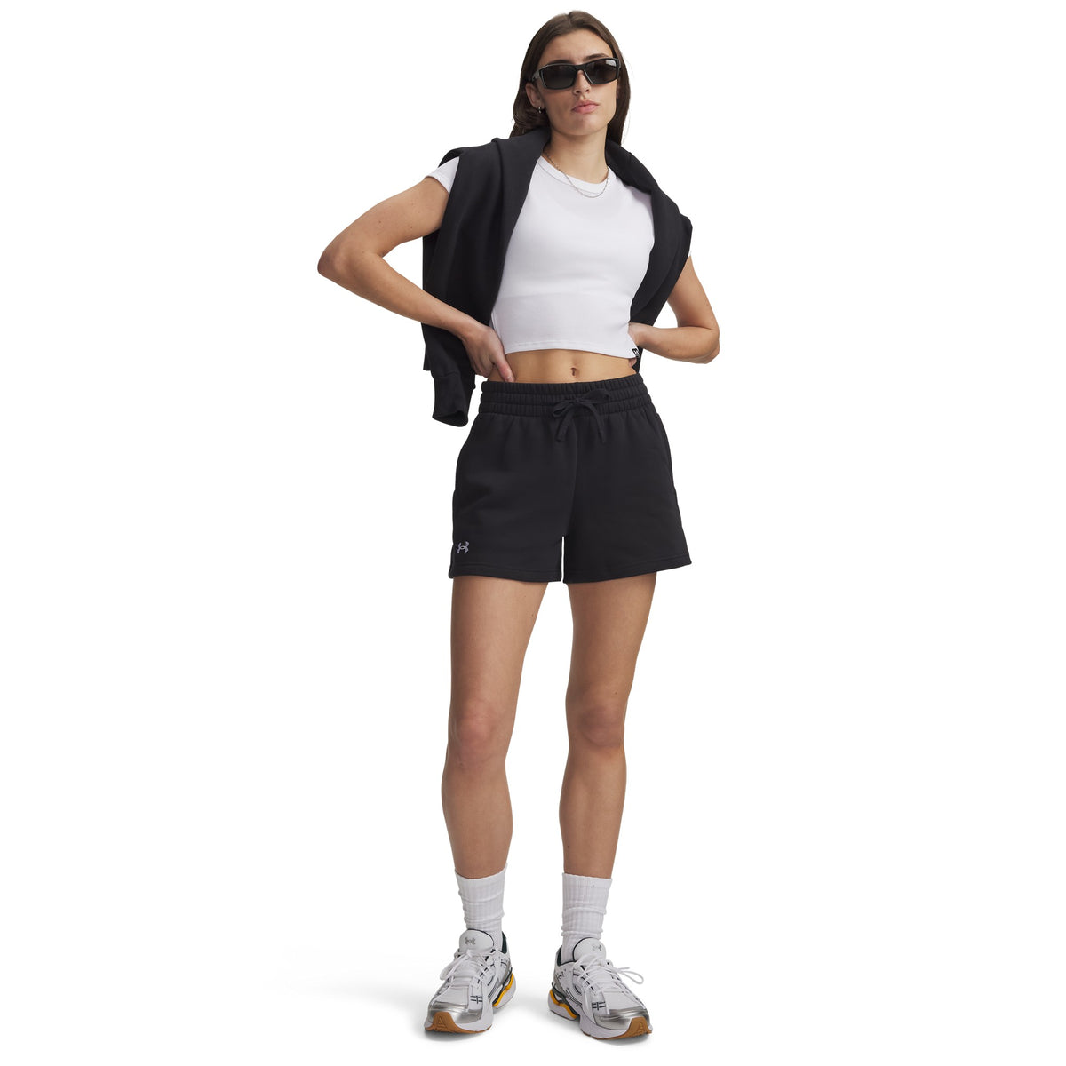 Under Armour Rival Fleece 3.5" Shorts - Womens