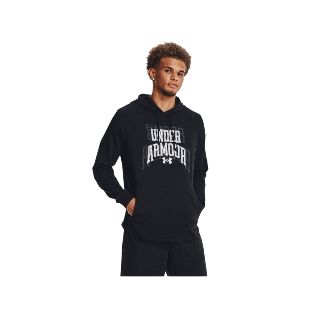 Under armour rival fitted clearance graphic hoodie