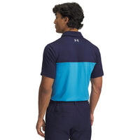 Under Armour Tee To Green Color Block Golf Polo - Mens