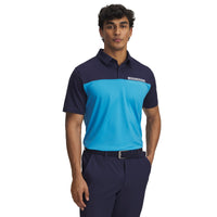 Under Armour Tee To Green Color Block Golf Polo - Mens
