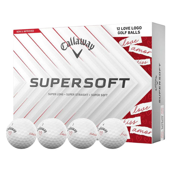 Callaway SuperSoft Love Golf Balls - One Dozen