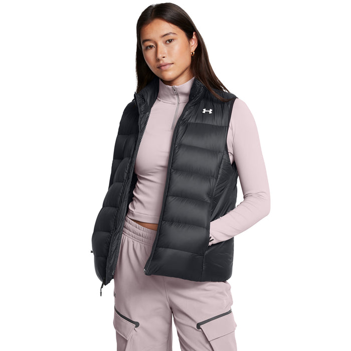 Under Armour Legend Down Vest (1385853) - Womens - Black / White