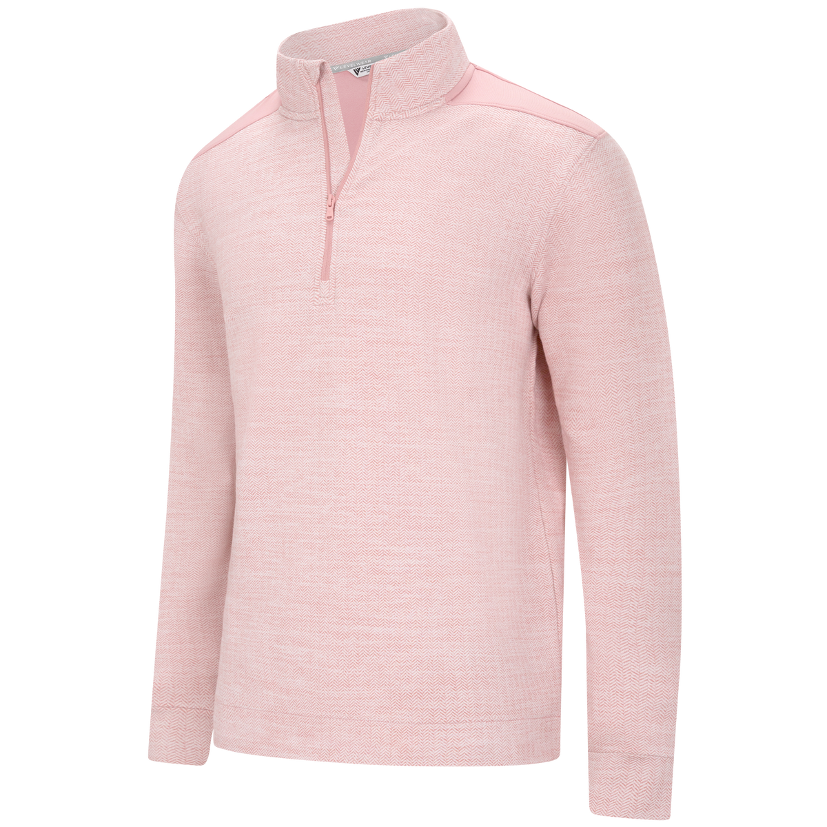 Levelwear Herring 1/4 Zip - Mens - Bridal Rose