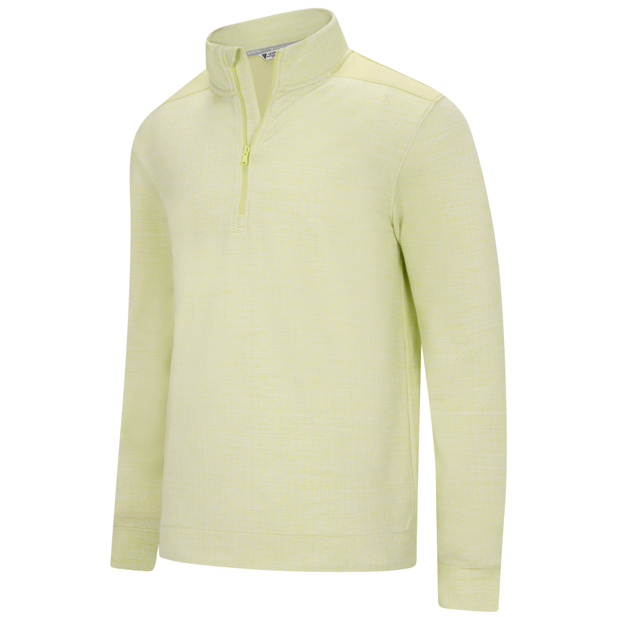 Levelwear Herring 1/4 Zip - Mens - Shadow Lime