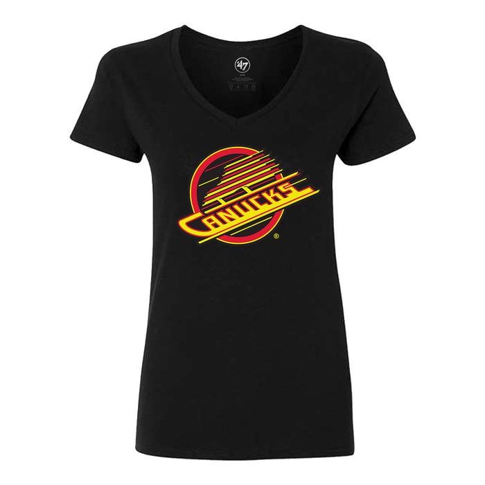 Vancouver Canucks '47 Women's V-Neck Fan Tee