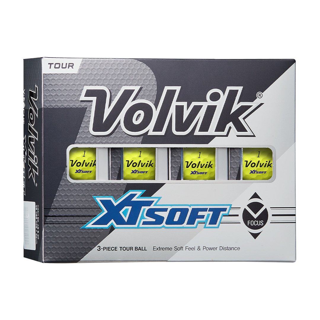 Volvik XT Soft Golf Balls - Yellow