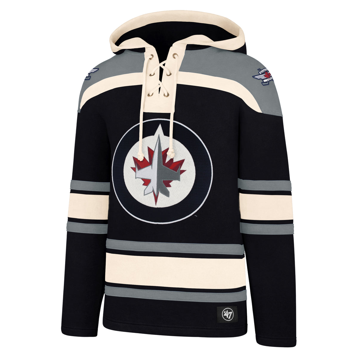 Winnipeg Jets '47 Brand Lacer Hoody