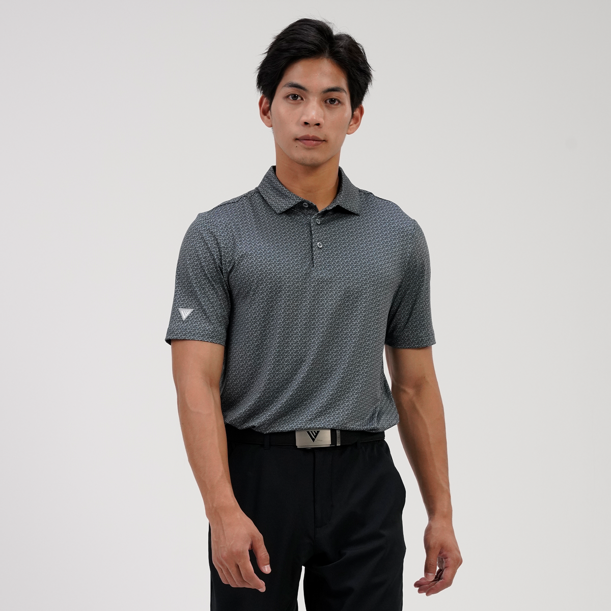 Levelwear Wildflower Polo - Mens - Pebble / Black
