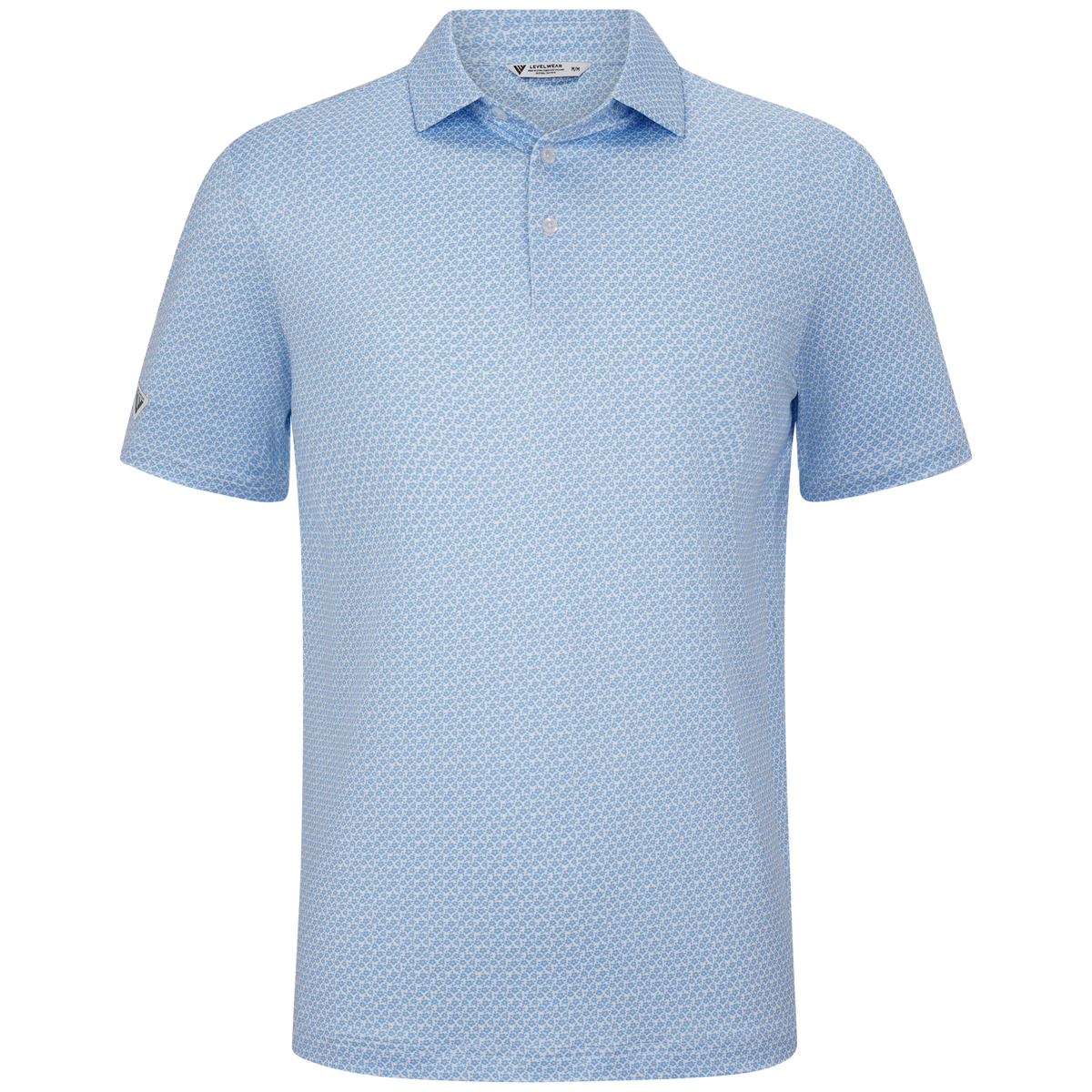 Levelwear Wildflower Polo - Mens - White / Ice 2