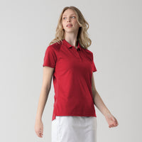 Levelwear Balance Recycled Polo - Womens - Flame Red