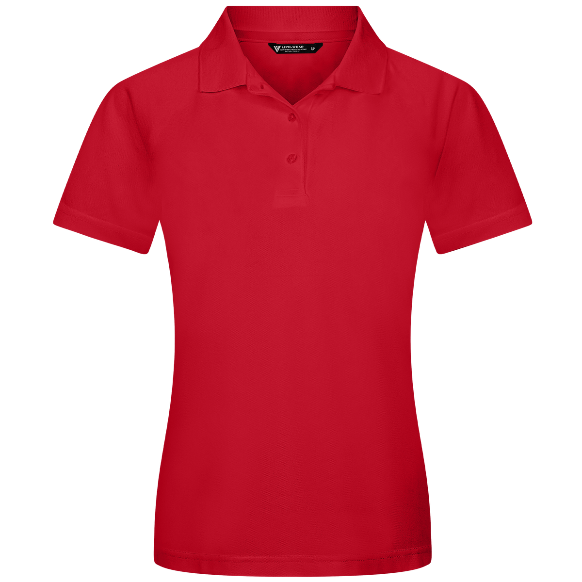 Levelwear Balance Recycled Polo - Womens - Flame Red
