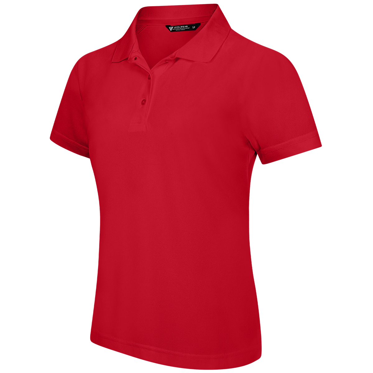 Levelwear Balance Recycled Polo - Womens - Flame Red
