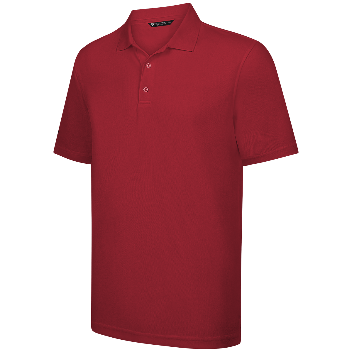 Levelwear Omaha Polo - Mens - Flame Red