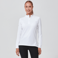Levelwear Power 1/4 Zip Pullover - Womens - White