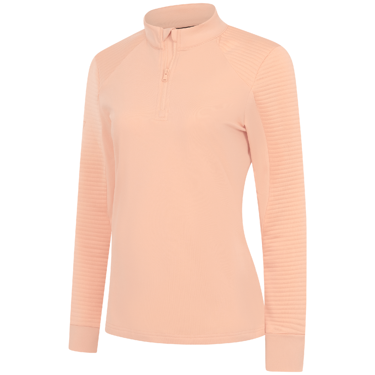 Levelwear Power 1/4 Zip Pullover - Womens - Apricot Ice