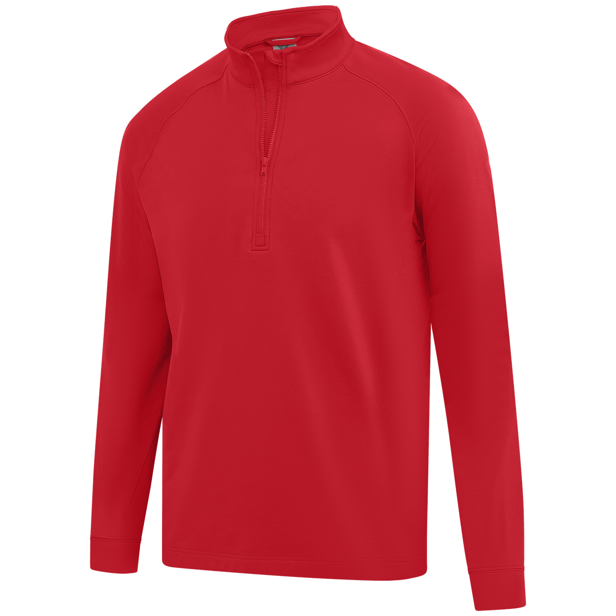 Levelwear Calibre 1/4 Zip Pullover - Mens - Flame Red