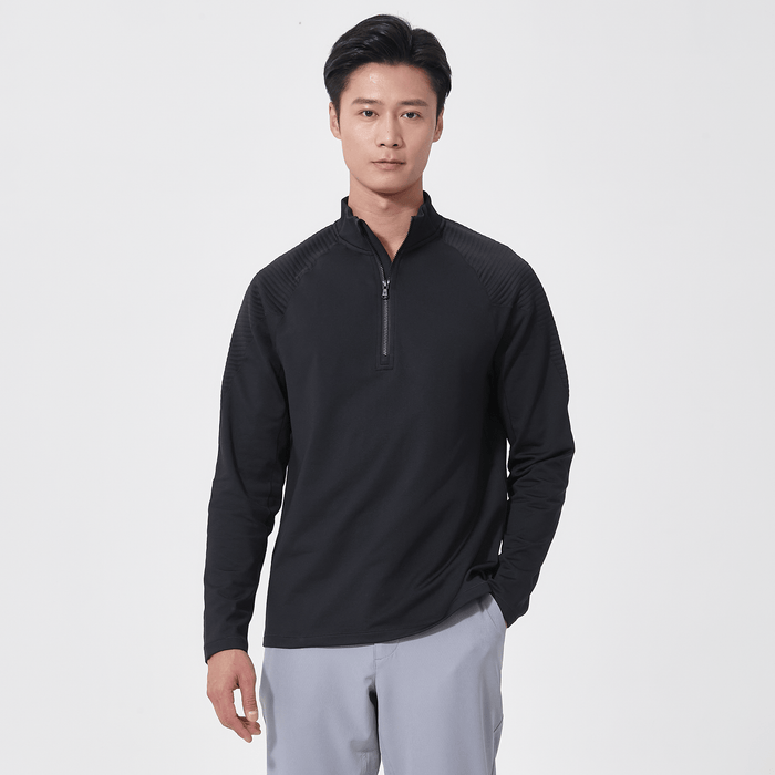 Levelwear Power 1/4 Zip Pullover - Mens - Black