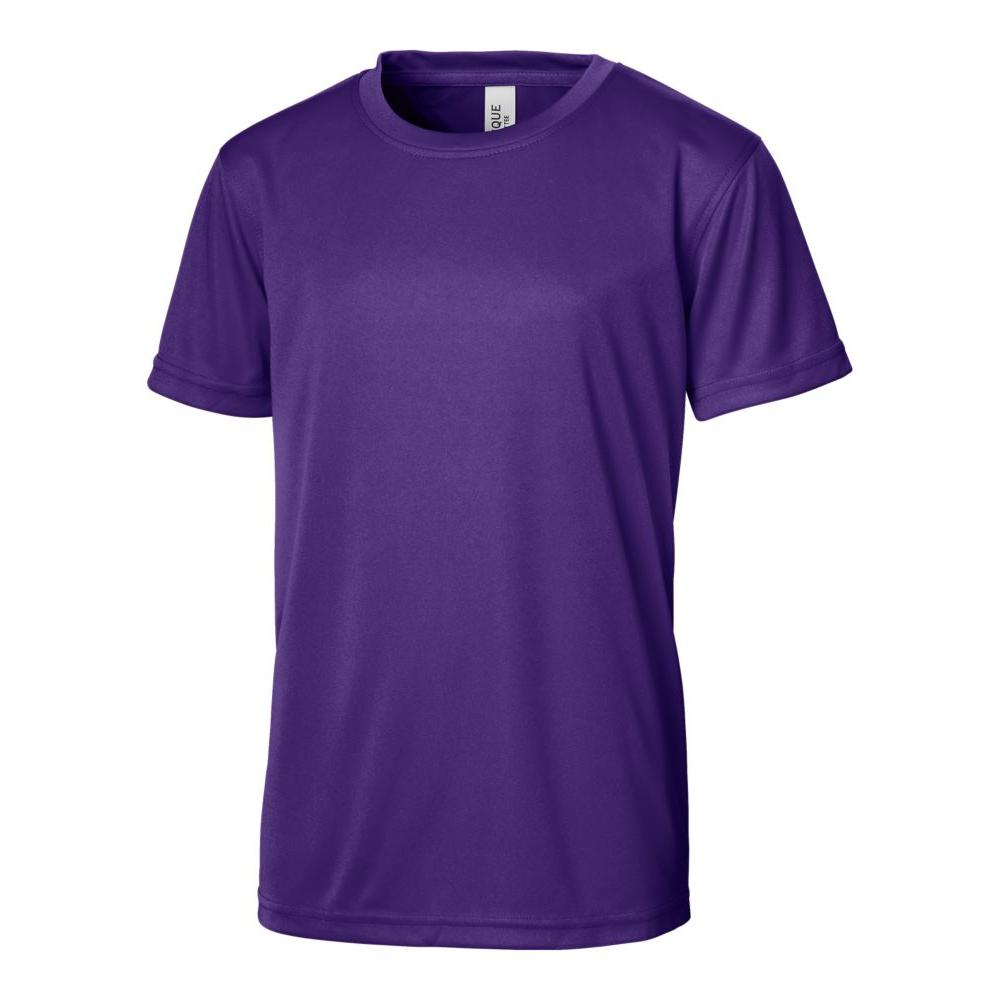 Clique Spin Solution-dyed Performance Jersey Youth Short Sleeve Tee