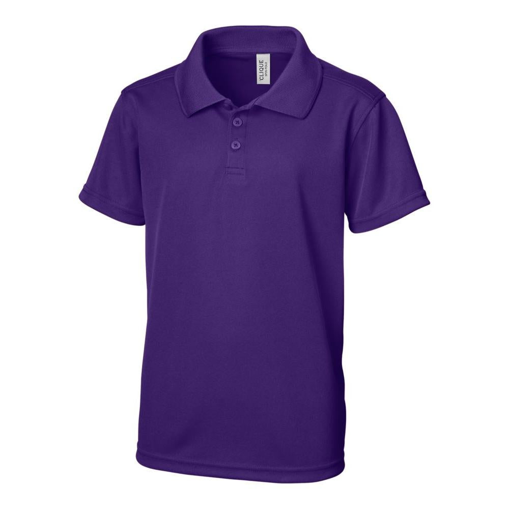 Clique Spin Solution-dyed Performance Pique Youth Polo