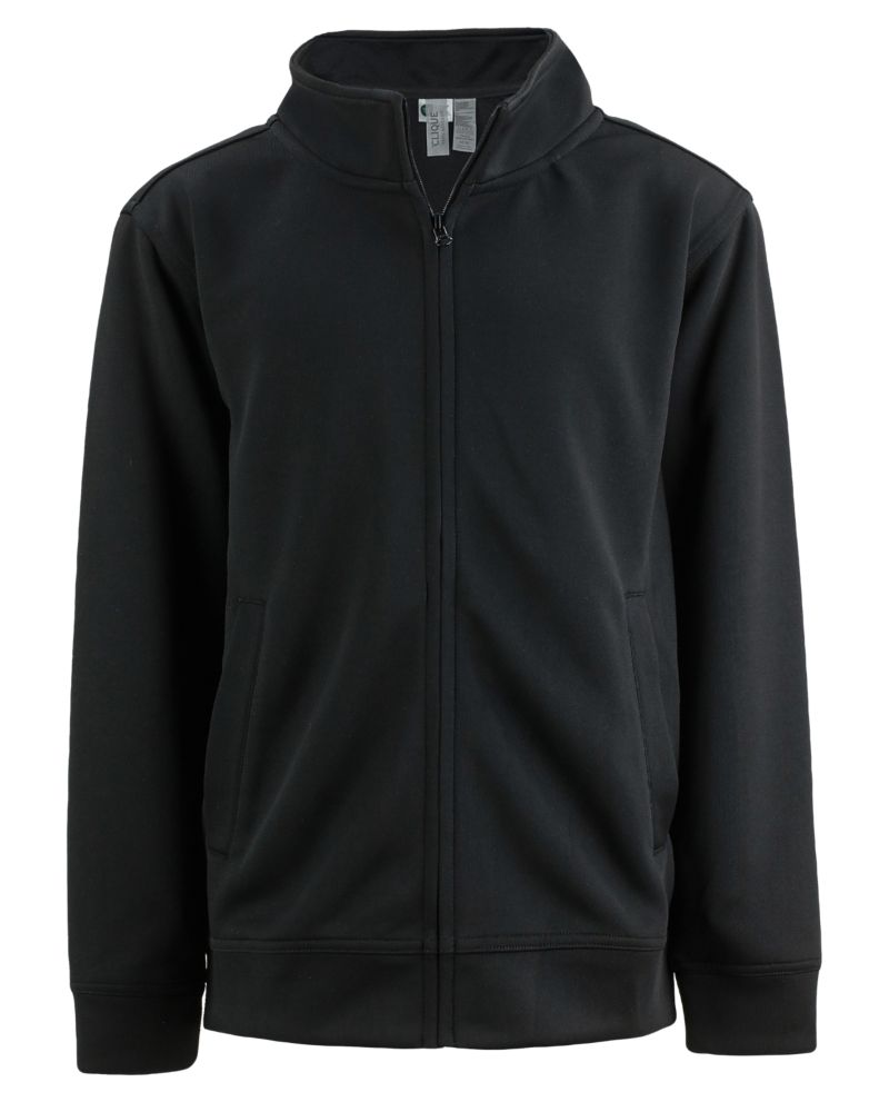Clique Lift Solution-dyed Performance Youth Full Zip Sweatshirt