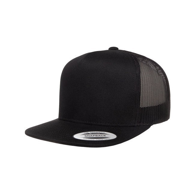 Yupoong Adult Flat Brimmed 5 Panel Classic Trucker