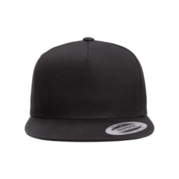 Yupoong Five-Panel Cotton Twill Snapback Cap