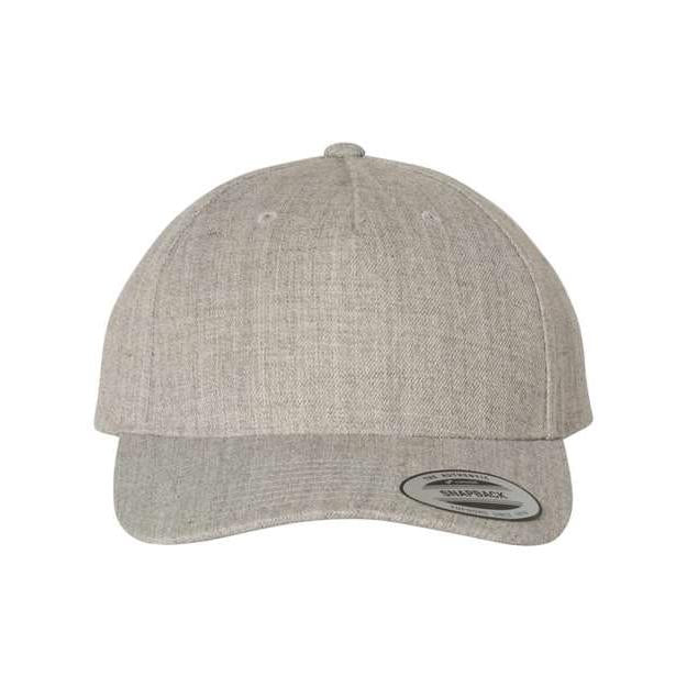 Yupoong Premium Five-Panel Curved Bill Snapback Cap