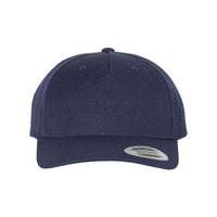 Yupoong Premium Five-Panel Curved Bill Snapback Cap