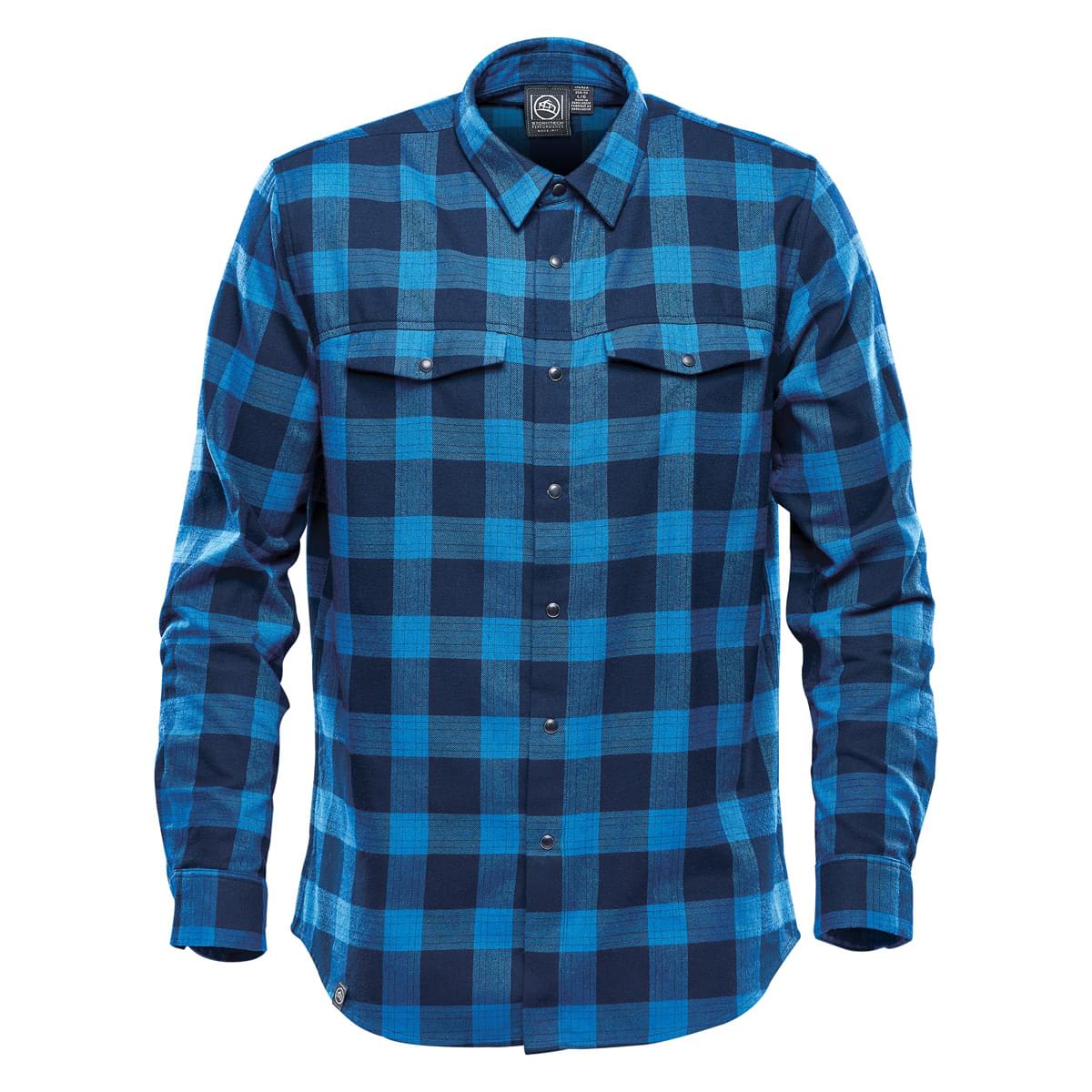 Custom Logo Stormtech Men's Logan Snap Front Shirt