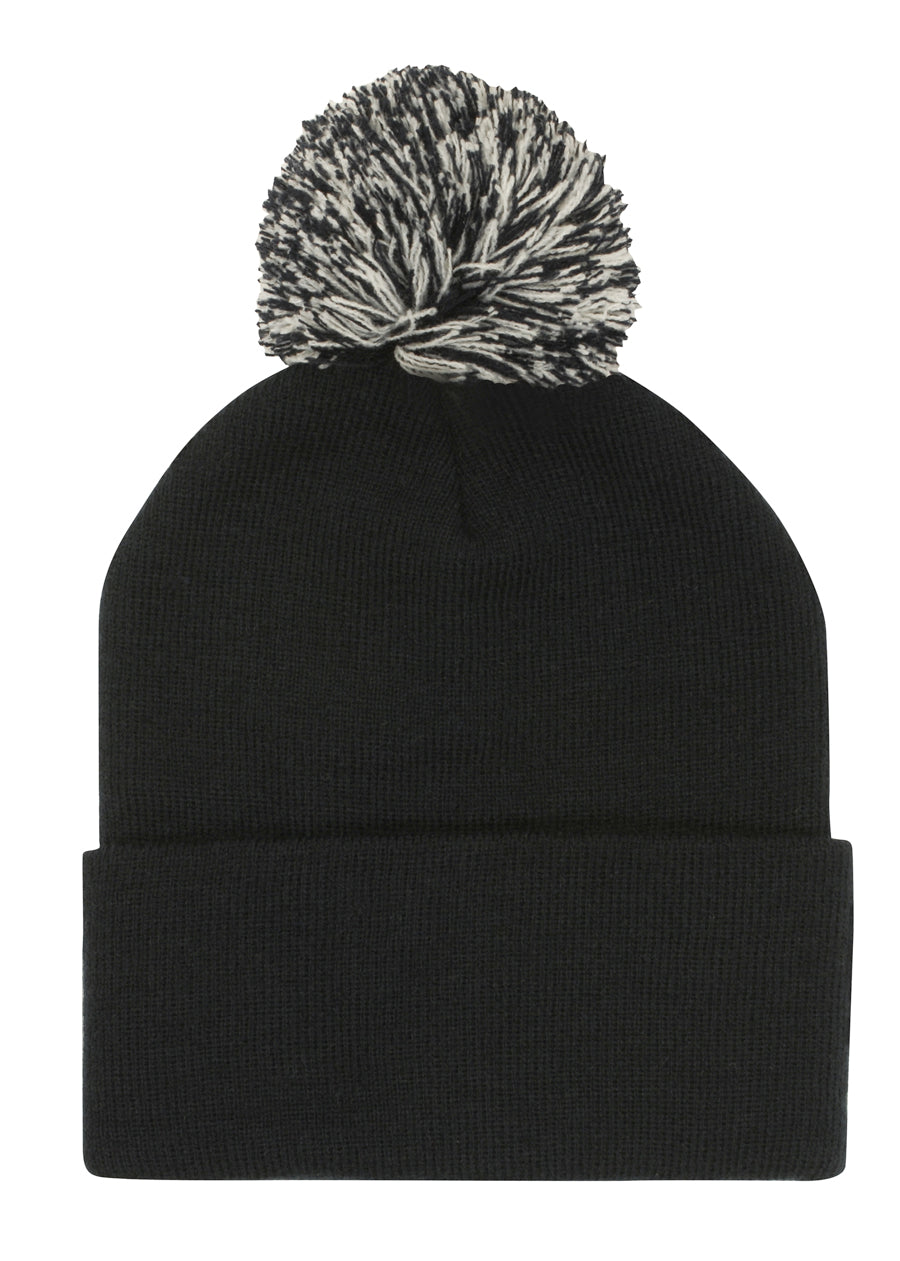 Custom Logo Headwear Canada Acrylic Beanie with Pom Pom