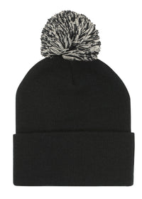 Custom Logo Headwear Canada Acrylic Beanie with Pom Pom