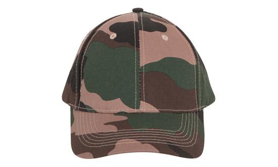 Custom Logo Headwear Canada Cotton Twill with Camouflage Print