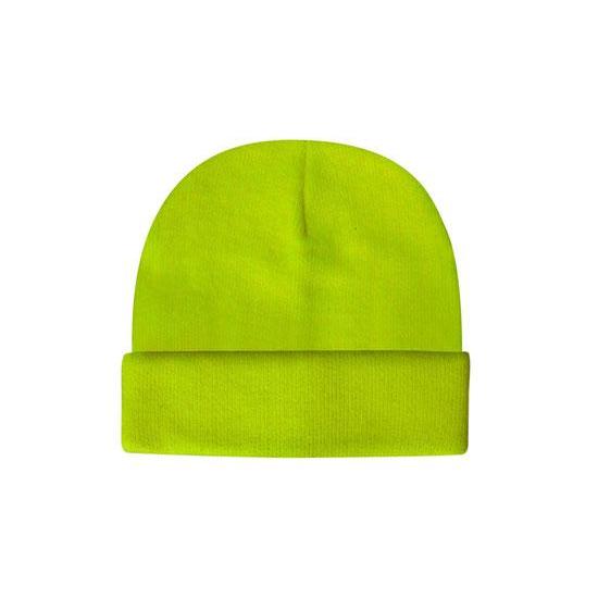 Custom Logo Headwear Canada Luminescent Safety Acrylic Beanie - Toque
