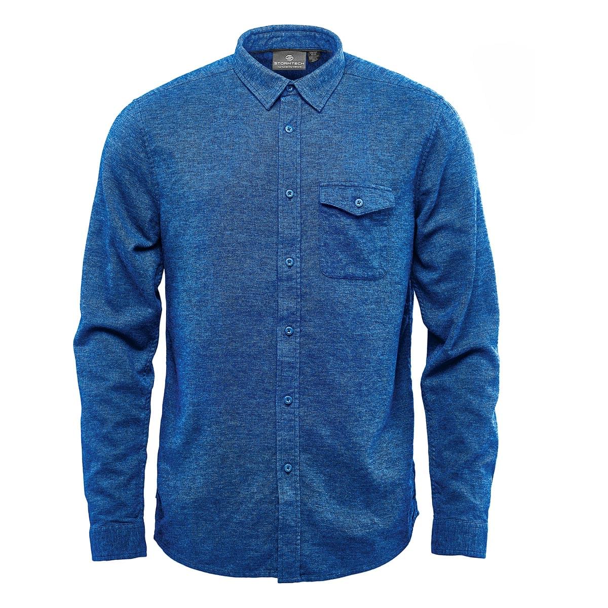 Custom Logo Stormtech Men's Dockyard Long Sleeve Twill Shirt