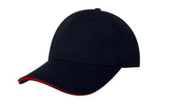Custom Logo Headwear Canada Chino Twill with Sandwich Trim