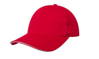 Custom Logo Headwear Canada Chino Twill with Sandwich Trim