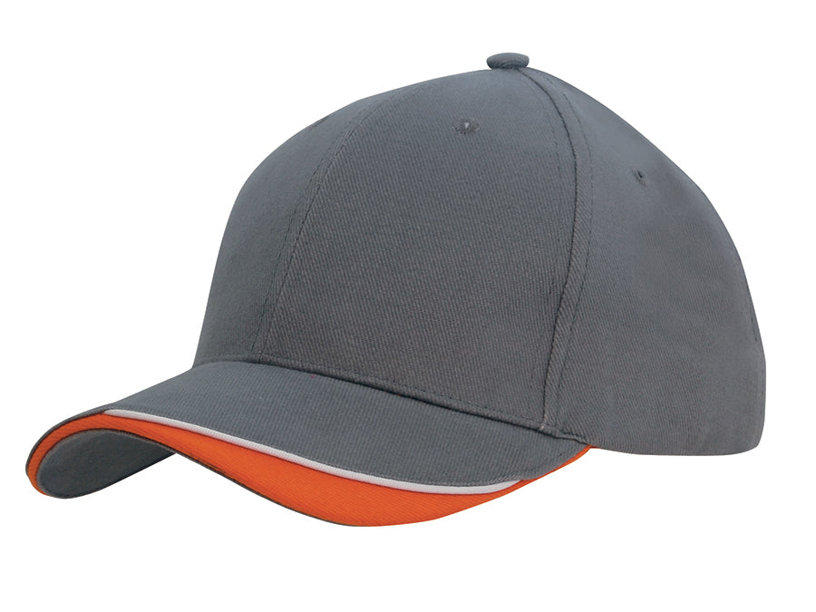 Custom Logo Headwear Canada Brushed Heavy Cotton with Indented Peak