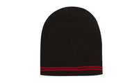 Custom Logo Headwear Canada Skull Acrylic Beanie - Toque with Stripes
