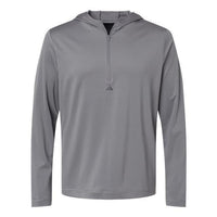 Custom Logo Adidas Men's Lightweight Quarter-Zip Hooded Pullover