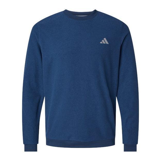 Custom Logo Adidas Men's Terry Loop Crewneck Sweatshirt