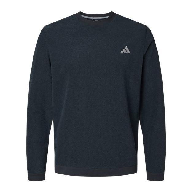 Custom Logo Adidas Men's Terry Loop Crewneck Sweatshirt