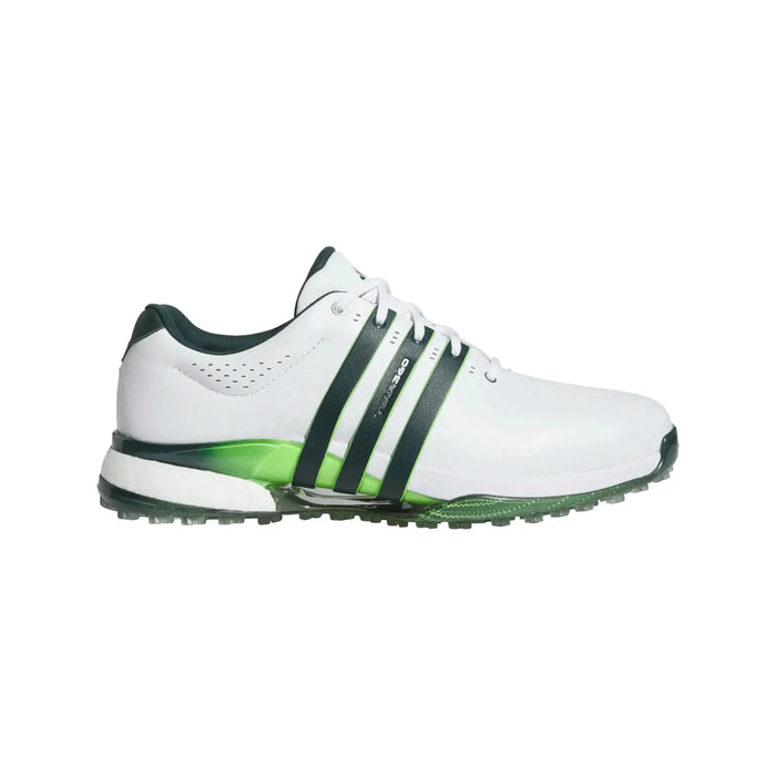Adidas Tour 360 Spikeless Golf Shoe - White/Green/Black
